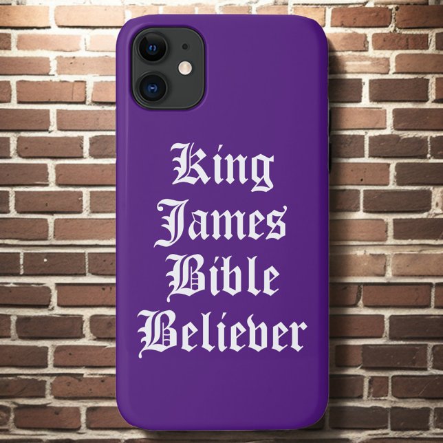  Purple Christian Faith King James Bible Believer Case-Mate iPhone Case (Creator Uploaded)