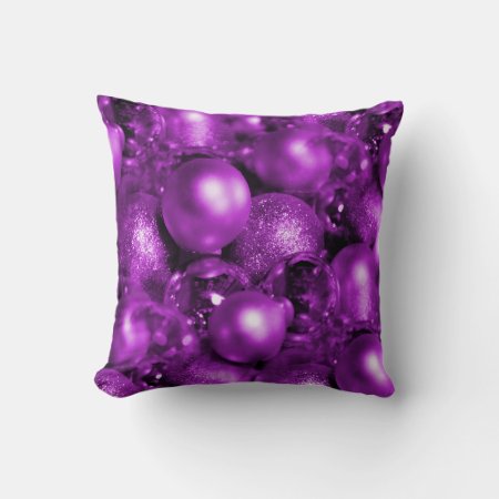 Purple Christmas Baubles