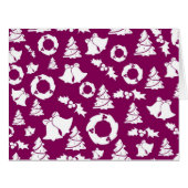 Purple Christmas Pattern (Front Horizontal)