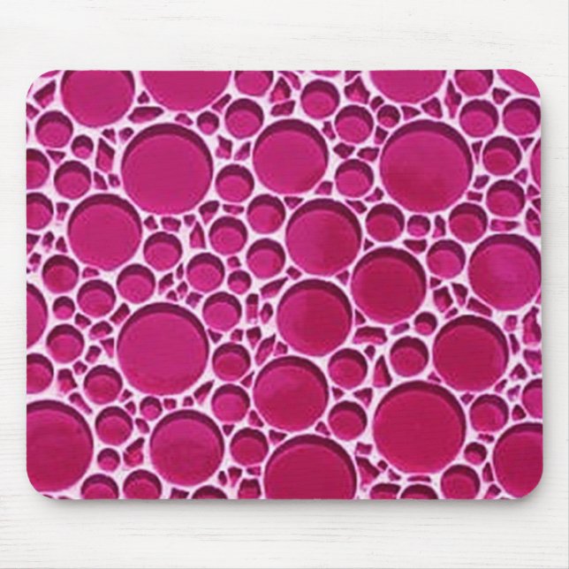 Purple Circle Design Mouse Pad (Front)