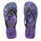 Purple Circles Flip flop
