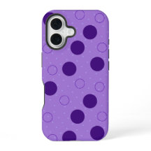 Purple Circles Patterned