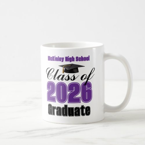 Purple Class of 2026 Graduation Keepsake