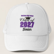 Purple Class of 2027 Senior Custom High School