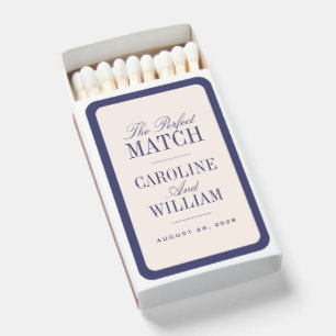 Purple Classic Elegant Wedding Favor Matchboxes