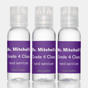 Purple Classroom Hand Sanitizer