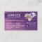 Purple Cleaning Service Business Card 