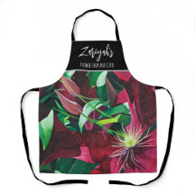 Purple Clematis Floral, Medium