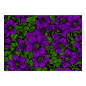 Purple Clematis vine (Front Horizontal)