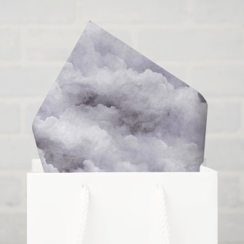 Purple Clouds Birthday or any occasion Tissue Paper