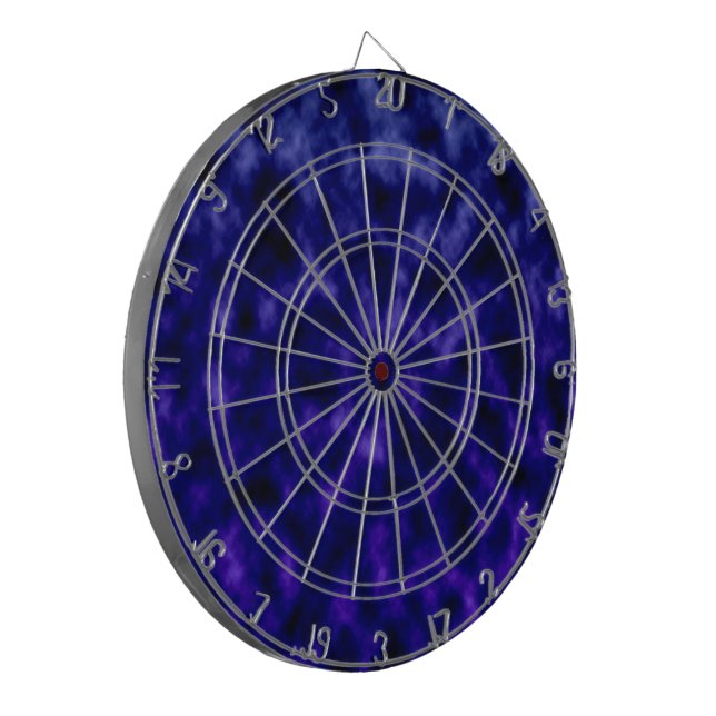 Purple Clouds Dart Board (Front Left)