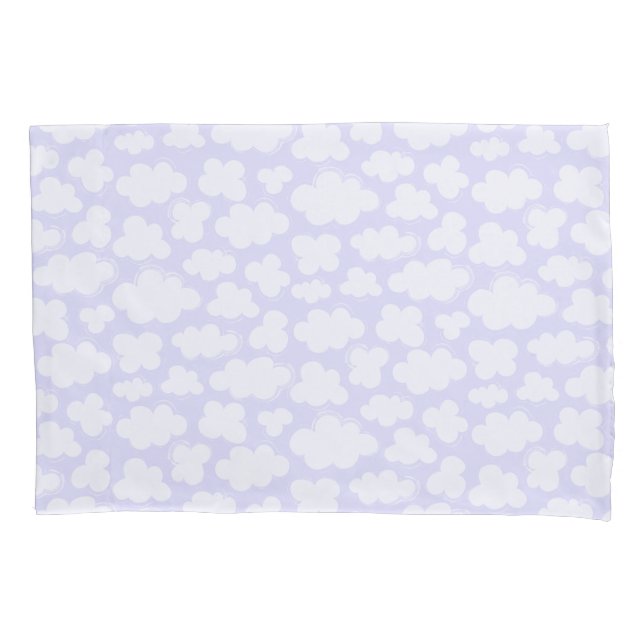 Purple Clouds  Pillow Case (Front)