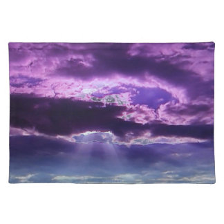 Purple Clouds Place Mats