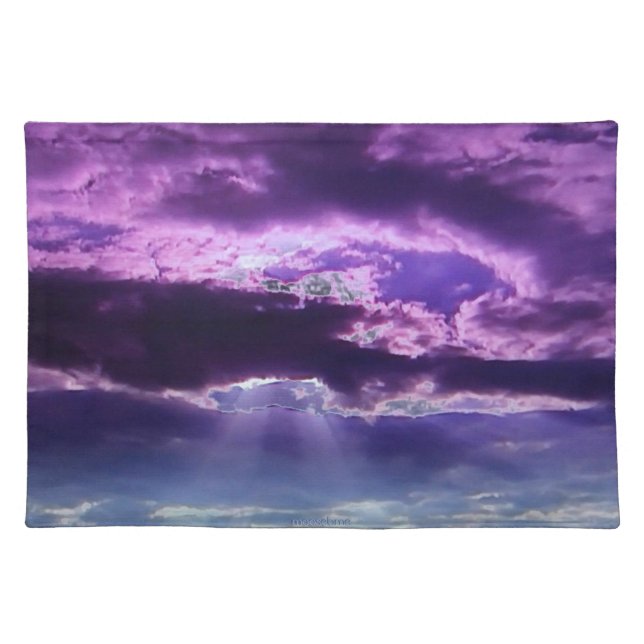 Purple Clouds Place Mats (Front)