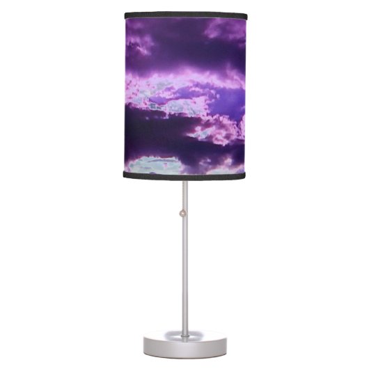 Purple Clouds Table Lamp (Front)