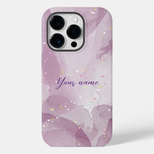 Purple Cloudy Design Case_Mate iPhone 14 Pro Case