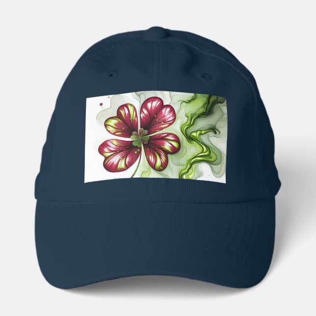 PURPLE CLOVER BLOOM PERFORMANCE CAP (Front)