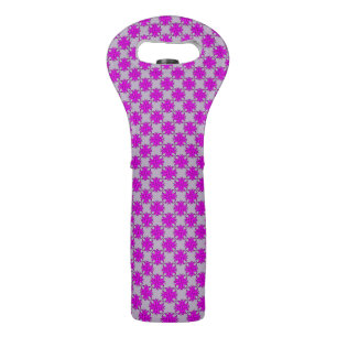 Purple Clover Ribbon by Kenneth Yoncich Wine Bag