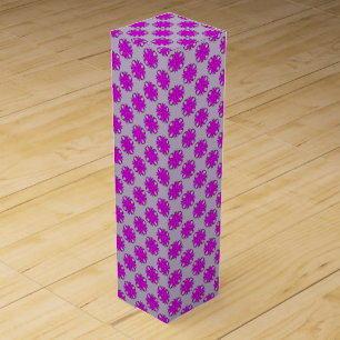Purple Clover Ribbon by Kenneth Yoncich Wine Box