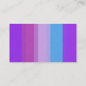 Purple Color Bar Business Card (Back)