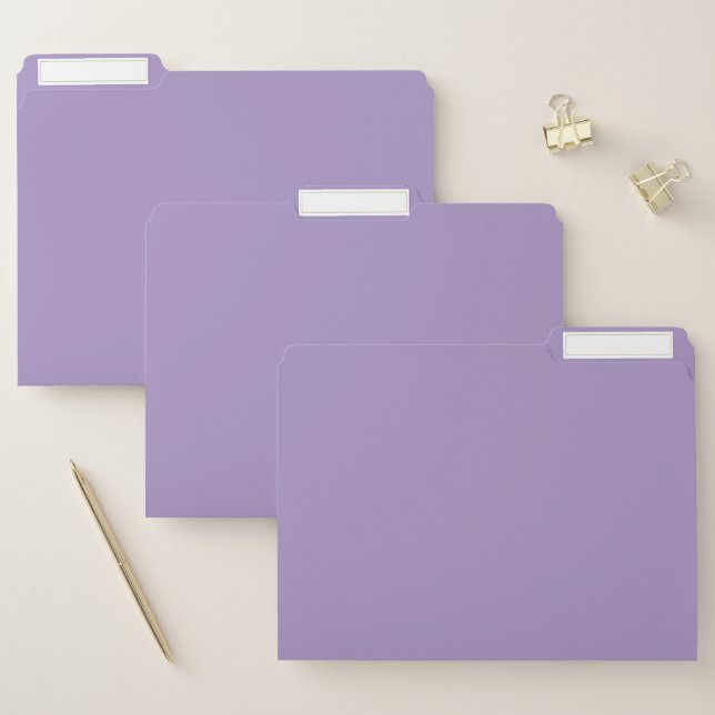 Purple Color File Folder (Set)