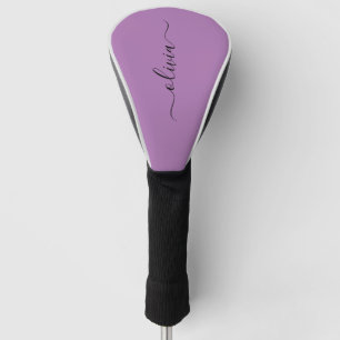 Purple Color Personalized stylish Golf Head Cover