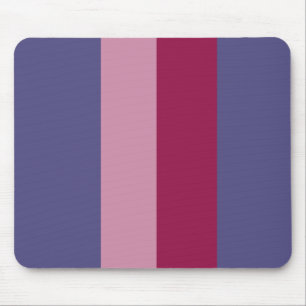 Purple colors stripes mouse pad
