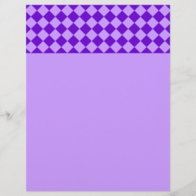 Purple Combination Diamond Pattern by STaylor (Front)