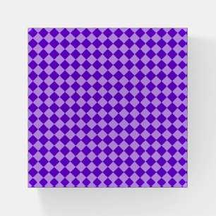 Purple Combination Diamond Pattern by STaylor Paperweight