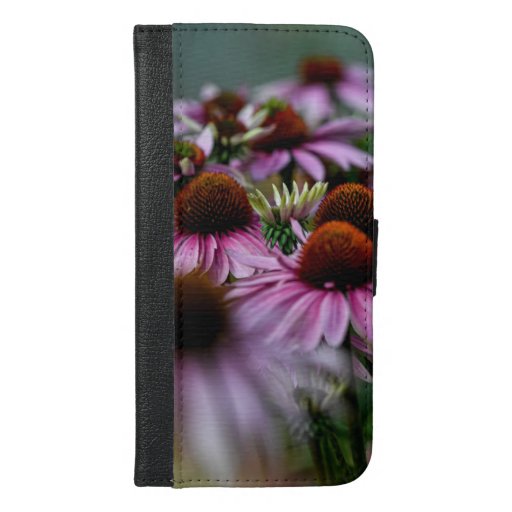 Purple Cone Flower iPhone 6/6s Plus Wallet Case