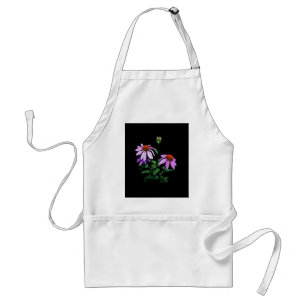 Purple Coneflower Adult Apron