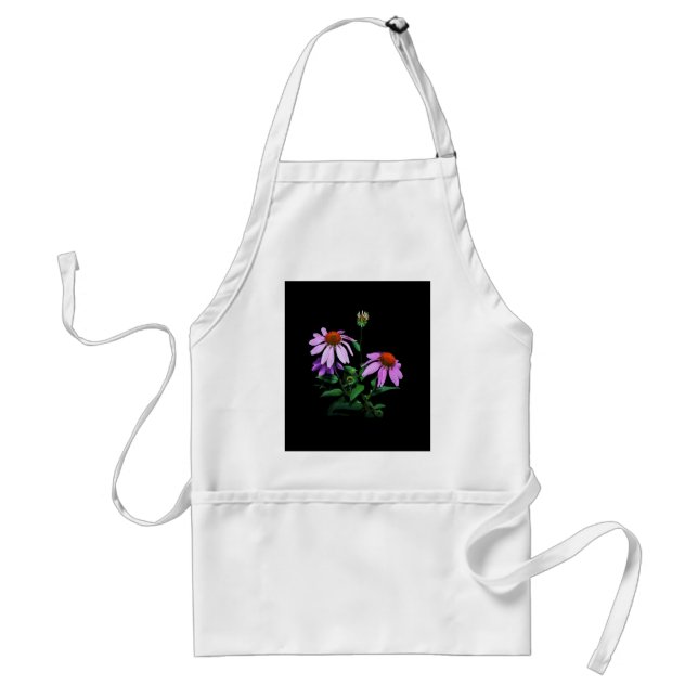 Purple Coneflower Adult Apron (Front)