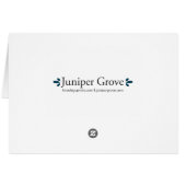 Purple Coneflower Card (Back Horizontal)