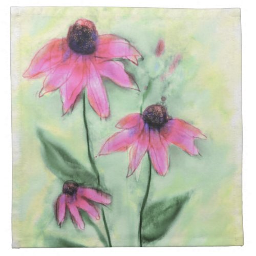 Purple Coneflower Napkin