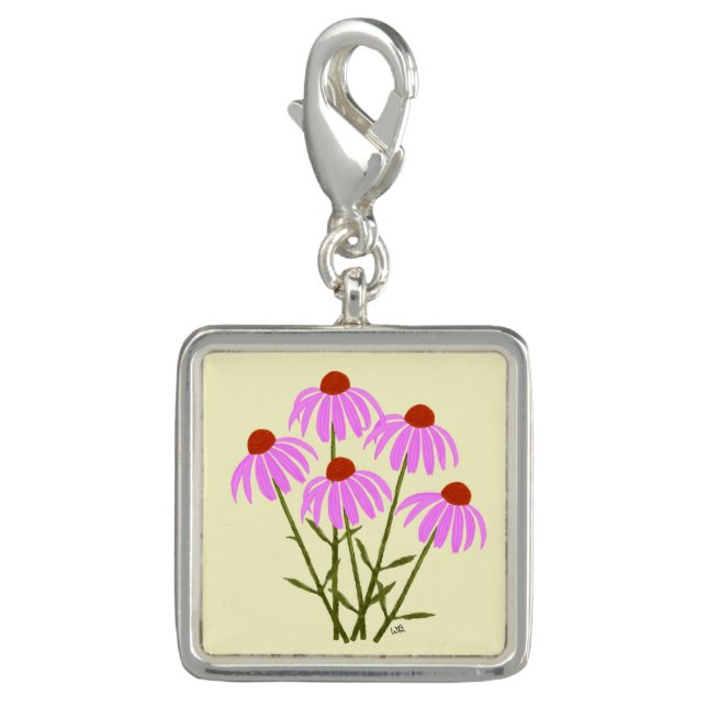 Purple Coneflowers  Charm (Front)