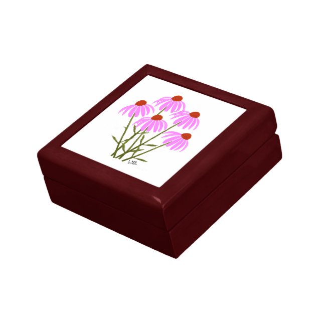 Purple Coneflowers Gift Box (Side)