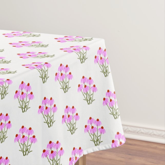 Purple Coneflowers Tablecloth (In Situ)