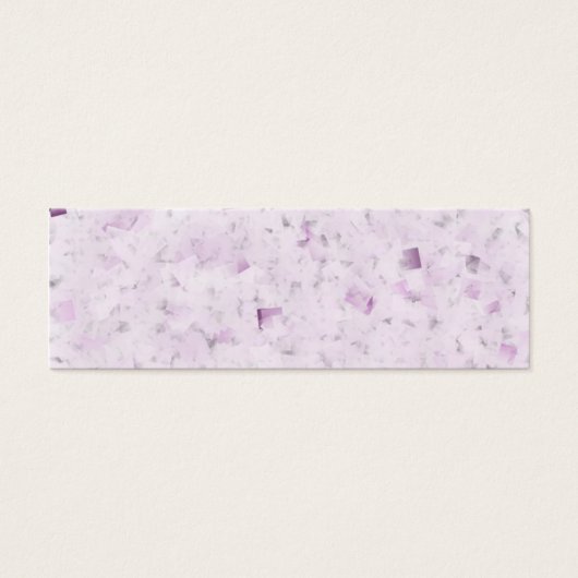 Purple Confetti Customizable Bookmark (Front)