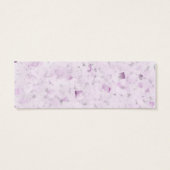 Purple Confetti Customizable Bookmark (Back)