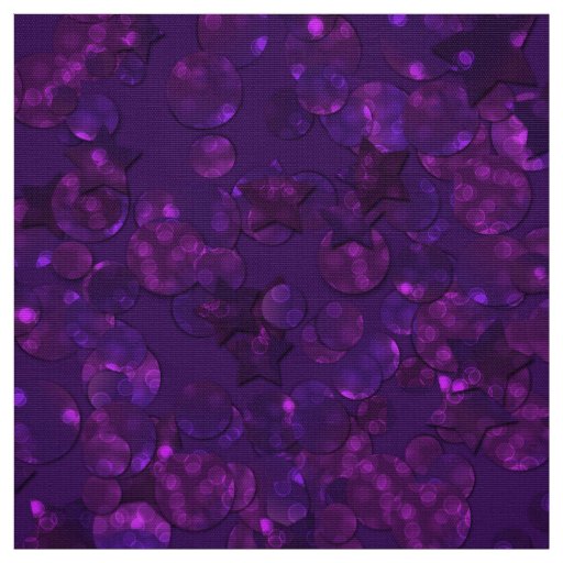 Purple confetti fabric