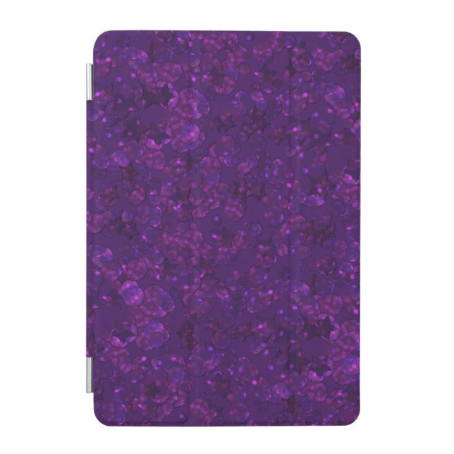 Purple confetti iPad mini cover (Front)
