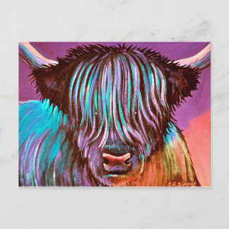 Purple Coo. Postcard