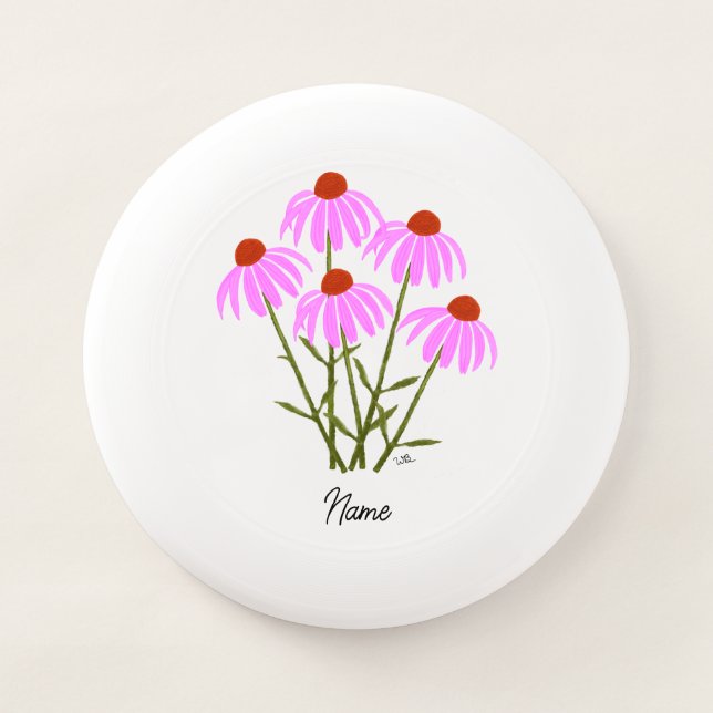 Purple Cornflowers Wham-O Frisbee (Front)