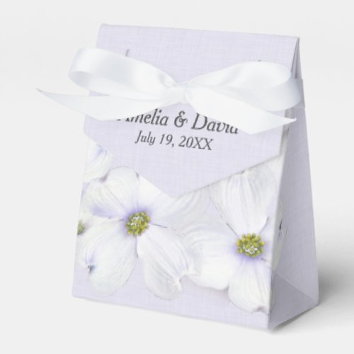 Purple Cosmos Wedding Flowers Favor Boxes