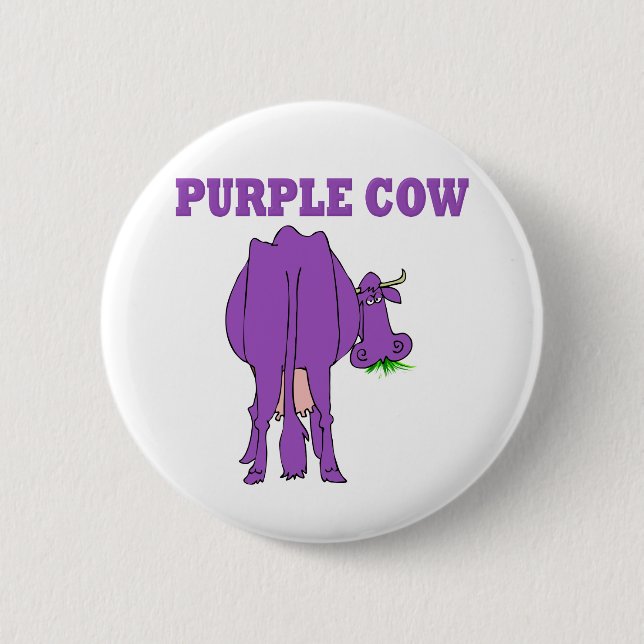 Purple Cow Button (Front)