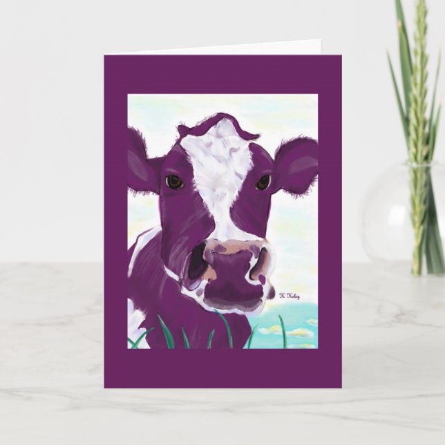 Purple Cow card 2 (Front)