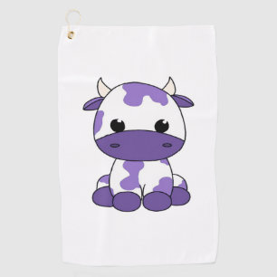 Purple cow Oversized T-Shirt_1 Golf Towel