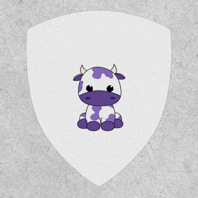 Purple cow Oversized T-Shirt_1 Patch (Front)