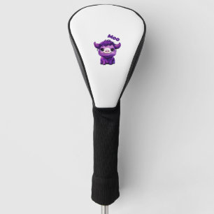 Purple Cow Oversized T-Shirt Golf Head Cover
