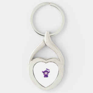 Purple Cow Oversized T-Shirt Keychain